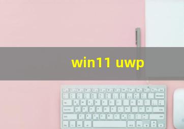 win11 uwp